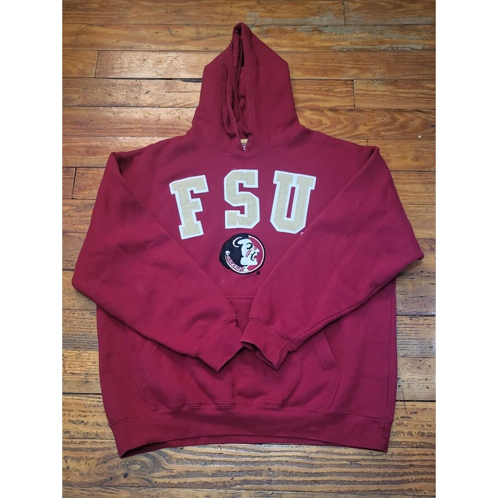 FLORIDA STATE SWEATSHIRT Seminoles E5 Cotton Hoodie Men Large @L8